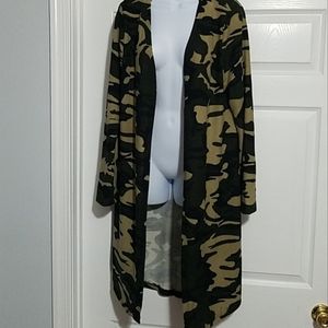 Camo Cardigan